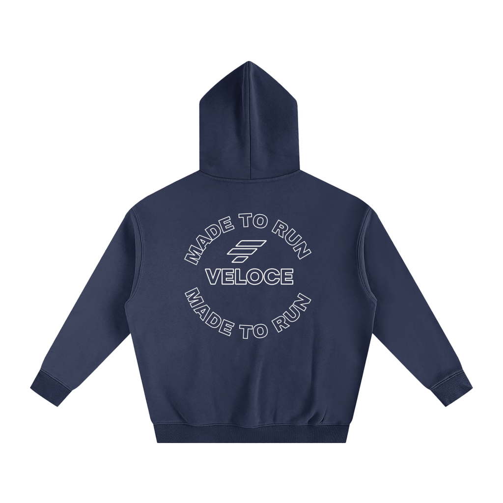 Oversize Fleeced Made to Run Hoodie