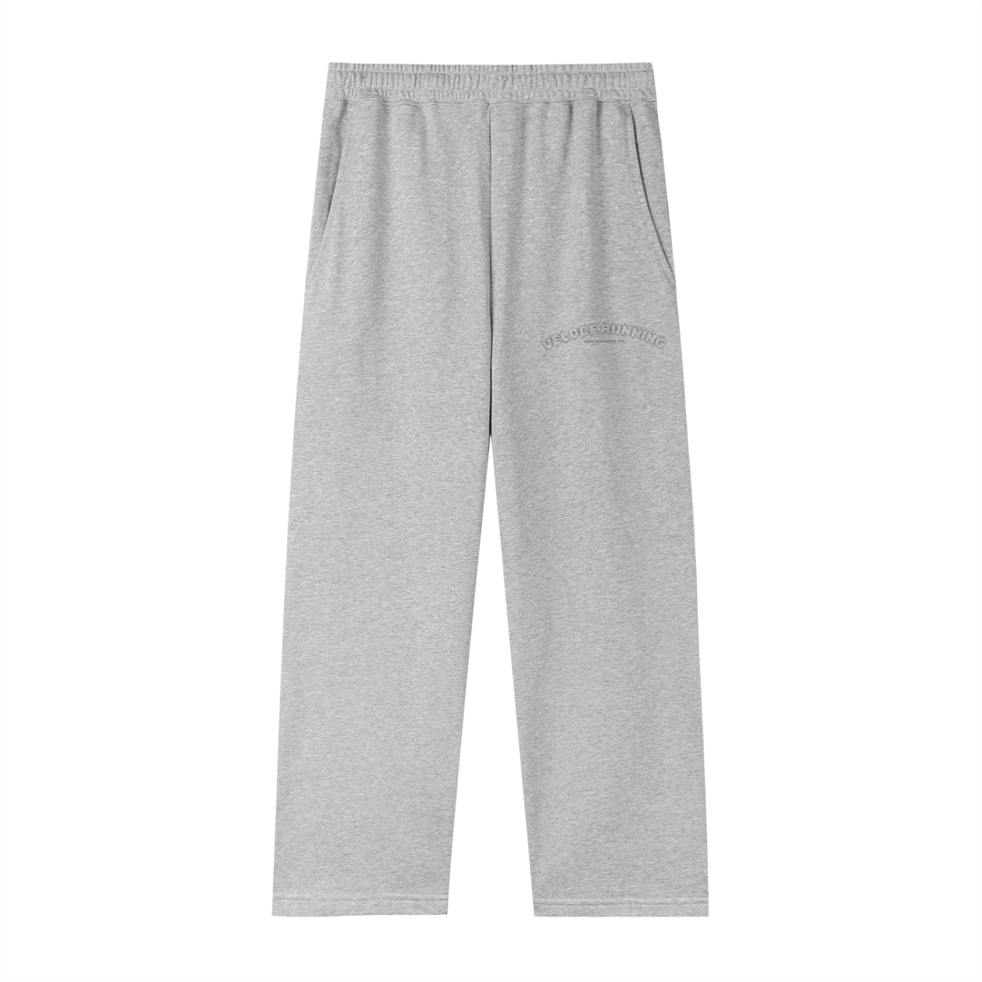 Bubble Straight-Leg Sweatpants