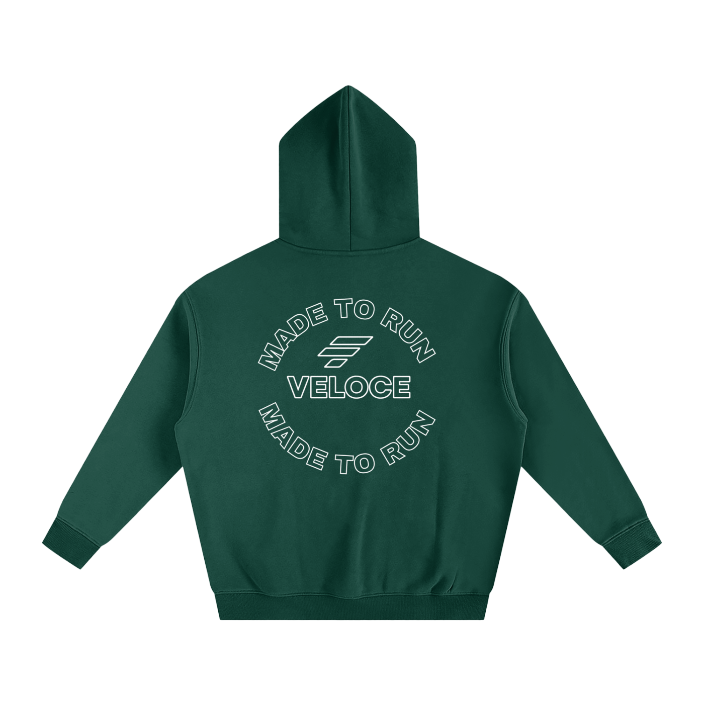 Oversize Fleeced Made to Run Hoodie